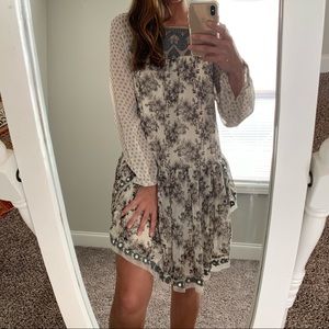Free People Elise Chiffon Dress